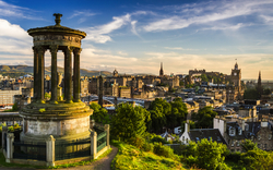 Calton Hill in Edinburgh, Vereinigtes Königreich