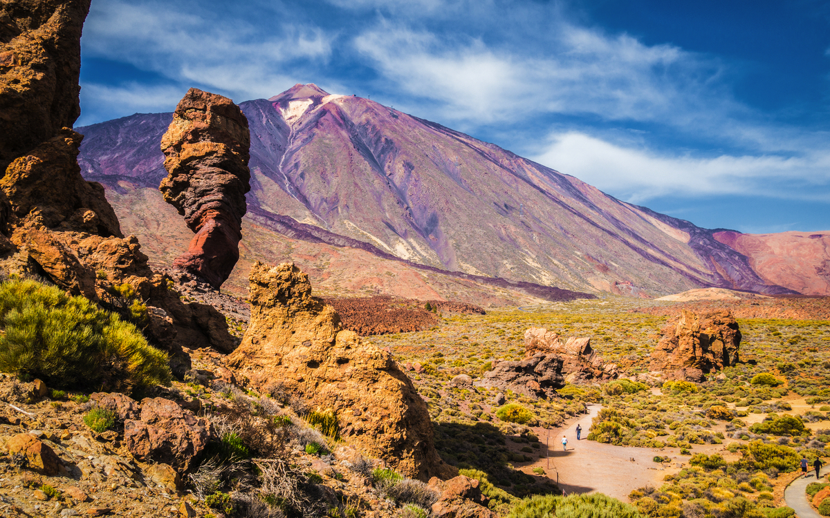 Teide-Gipfel mit dem Felsen Roque Cinchado