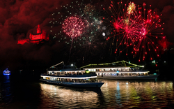 Rhein in Flammen bei Koblenz 