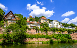 Altstadt von Heidelberg in Deutschland
