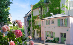 Künstlerviertel Mont Matre in Paris