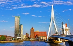 Erasmusbrücke in Rotterdam in den Niederlanden