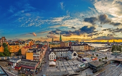 Panorama von Stockholm