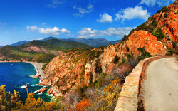 Küste von Calanche auf Korsika