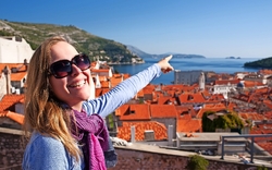 Blick über Dubrovnik, Kroatien