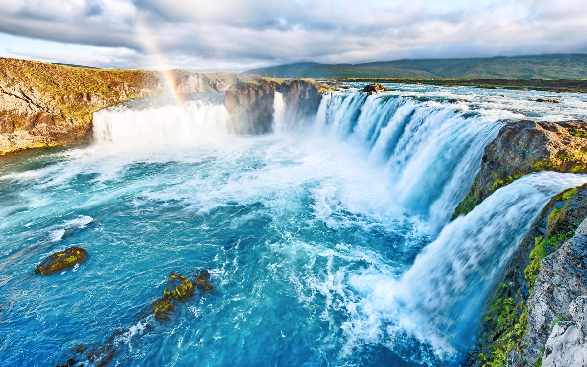Godafoss-Wasserfall