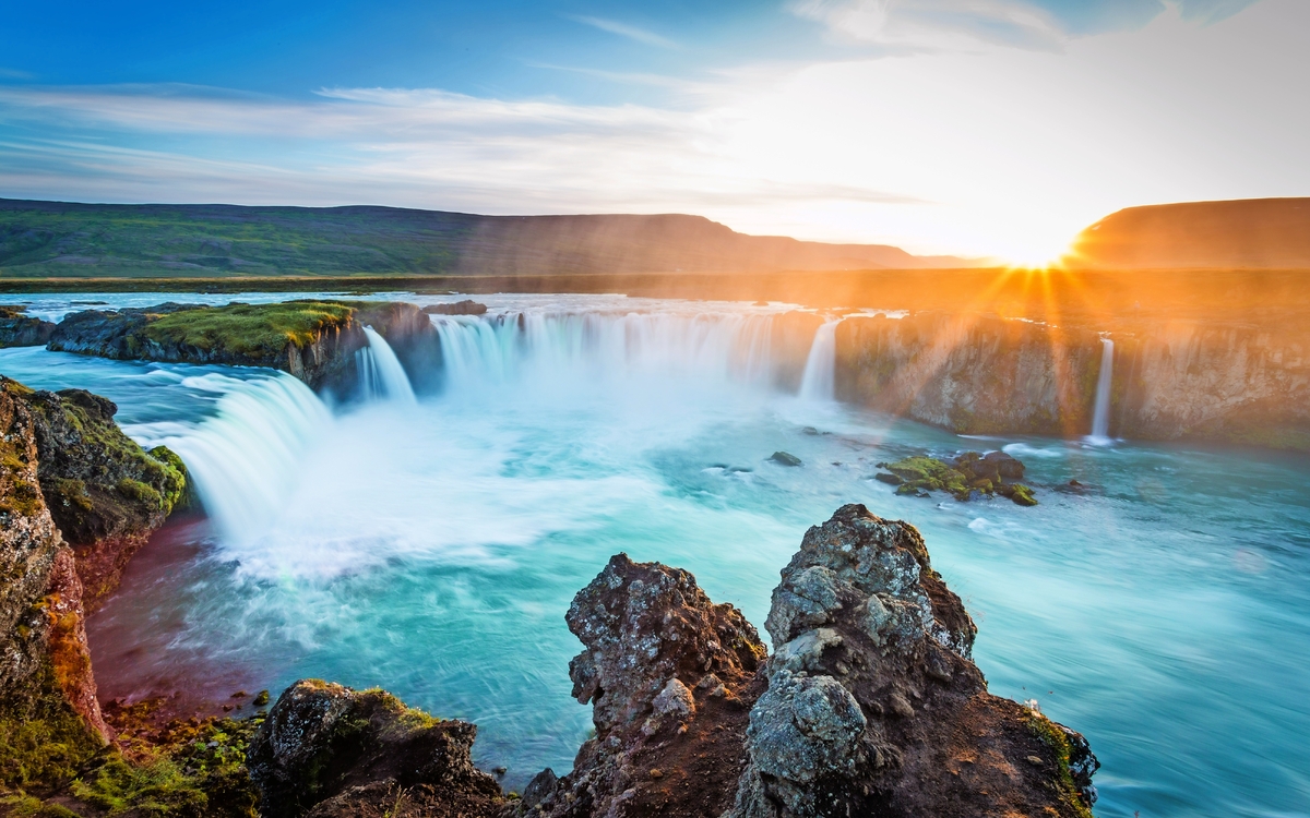 Godafoss-Wasserfall