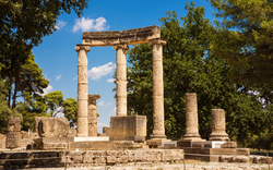 Ruinen des antiken Olympia