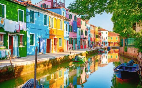 Burano in Venetien, Italien
