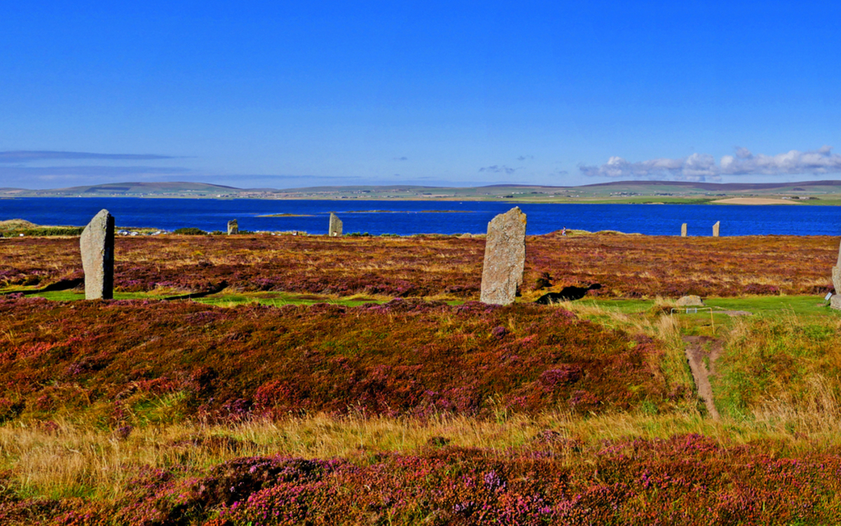 Ring von Brodgar auf Orkney, Schottland