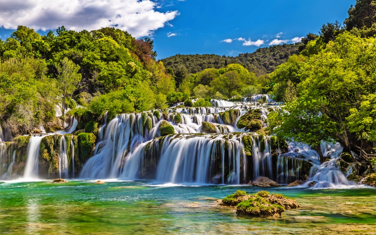 Nationalpark Krka in Dalmatien, Kroatien