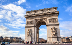 Arc de Triomphe in Paris, Frankreich