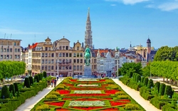 Mont des Arts in Brüssel, Belgien