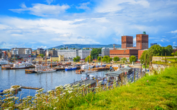 Oslo eine Stadt im Fjord