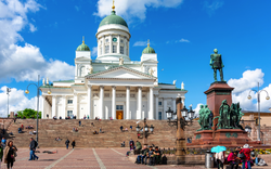 Kathedrale von Helsinki auf dem Senatsplatz