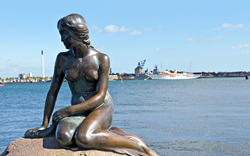 Kopenhagen Dänemark Meerjungfrau 