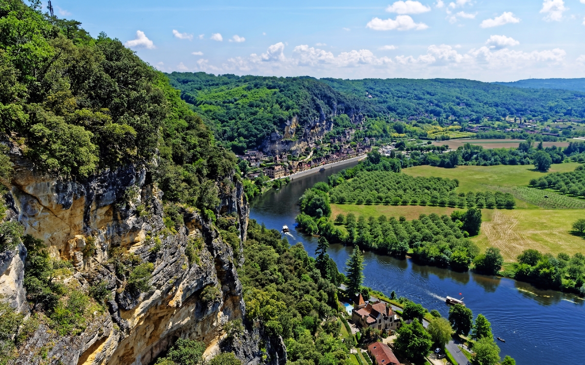 Landschaft Dordogne