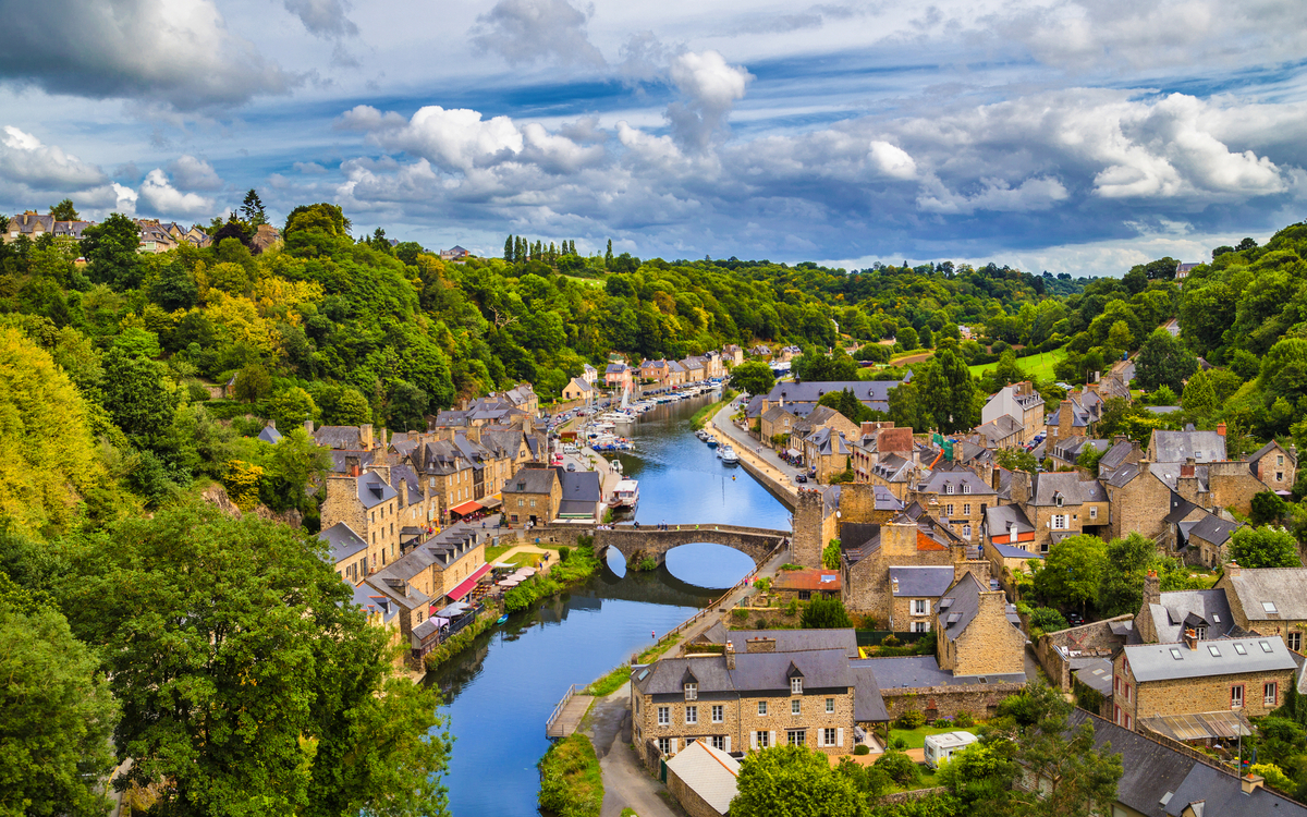 Dinan in der Bretagne