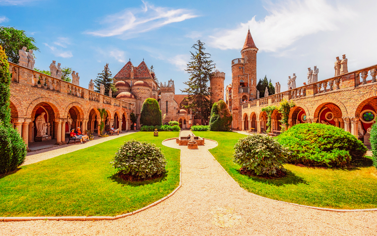 Bory Var,Schloss im Zentrum von Szekesfehervar,Ungarn,