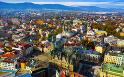 Luftaufnahme von Liberec