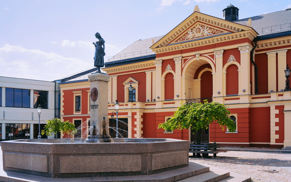 Theater in der Altstadt von Klaipėda in Litauen