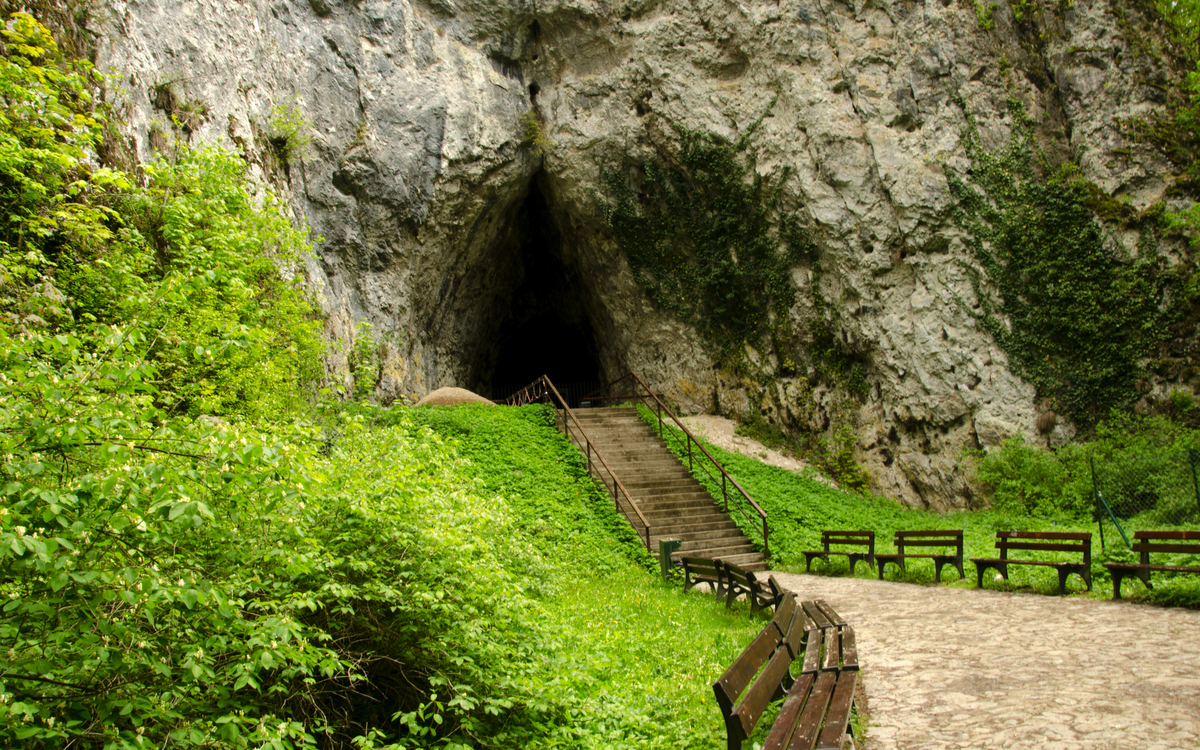 Eingang zur Balcarka-Höhle