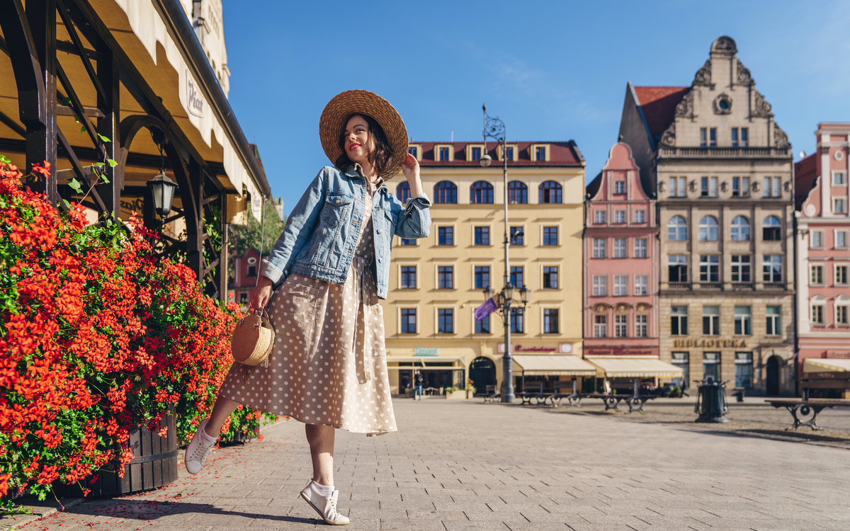 Marktplatz von Breslau, Polen