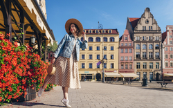 Marktplatz von Breslau, Polen