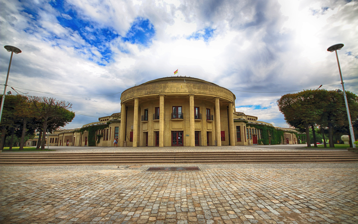 die Jahrhunderthalle in Breslau