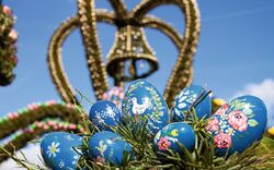 Osterbrunnen in Franken