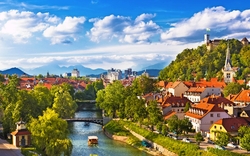 Panorama von Ljubljana