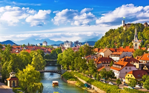 Panorama von Ljubljana