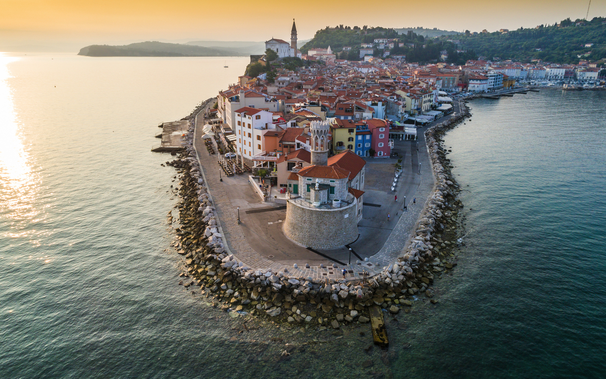 Piran an der slowenischen Adriaküste