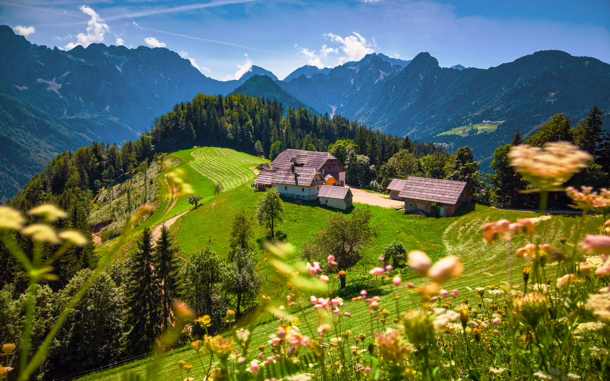 Julische Alpen in Slowenien