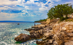 Novi Vinodolski an der adriatischen Küste