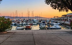 Novi Vinodolski an der adriatischen Küste