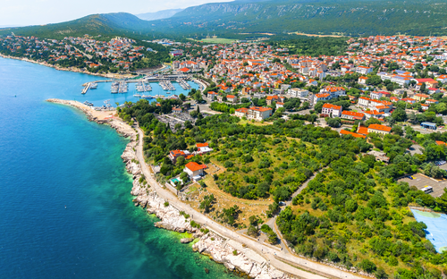 Novi Vinodolski an der adriatischen Küste