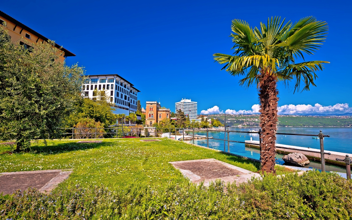 Promenade von Opatija, Kroatien