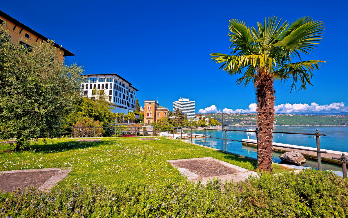 Promenade von Opatija, Kroatien