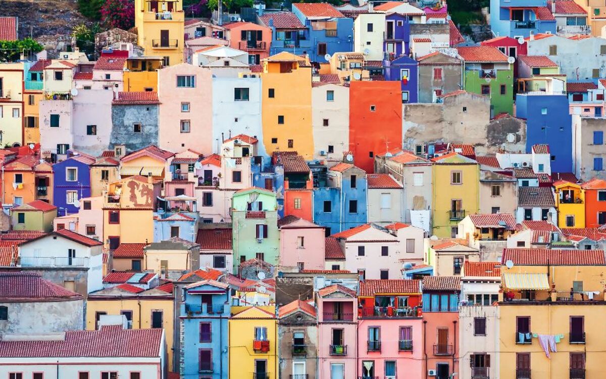 Bosa auf Sardinien, Italien