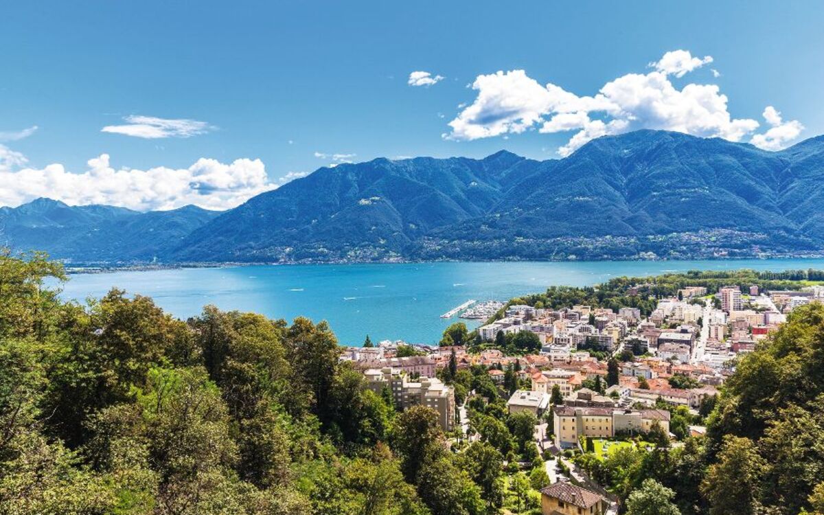  Locarno am Lago Maggiore in der Schweiz