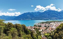  Locarno am Lago Maggiore in der Schweiz