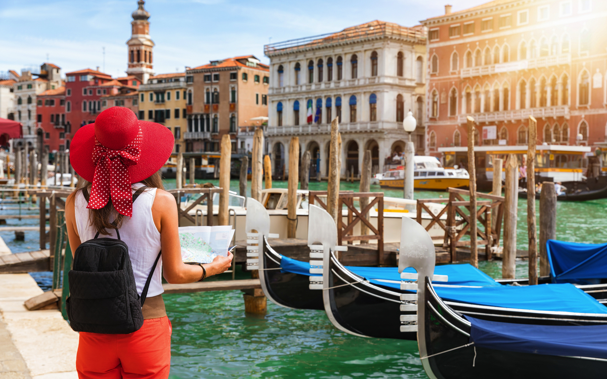 der Canale Grande in Venedig, Italien