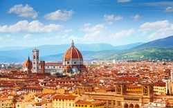 Panorama von Florenz und Saint Mary