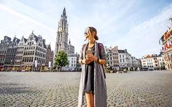 Grote Markt in Antwerpen, Belgien