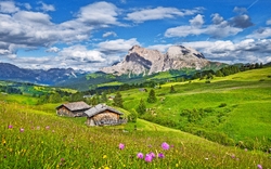 Seiser Alm in Südtirol, Italien