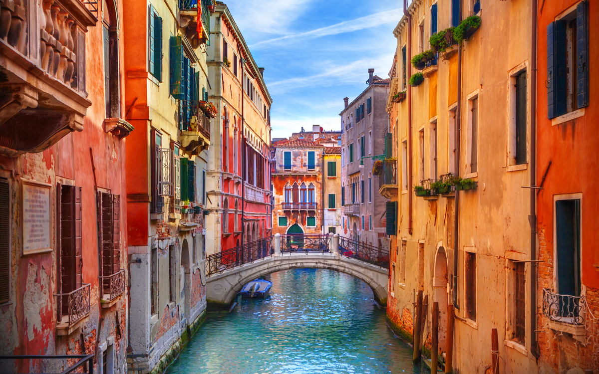 Kanal in Venedig