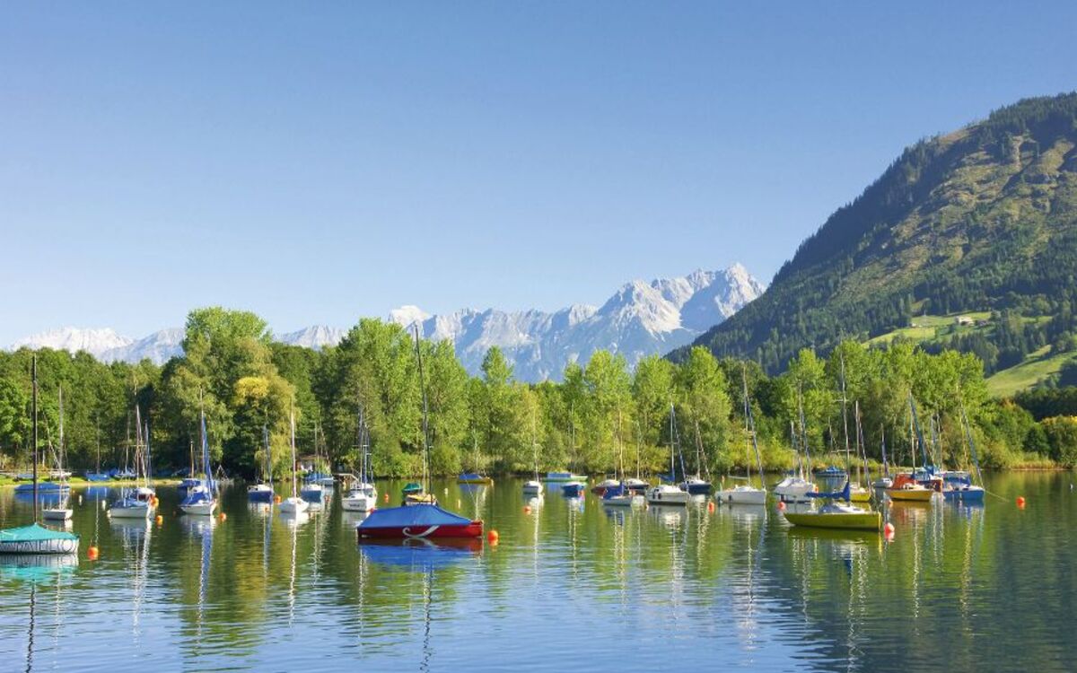 Segelboote auf dem Zeller See