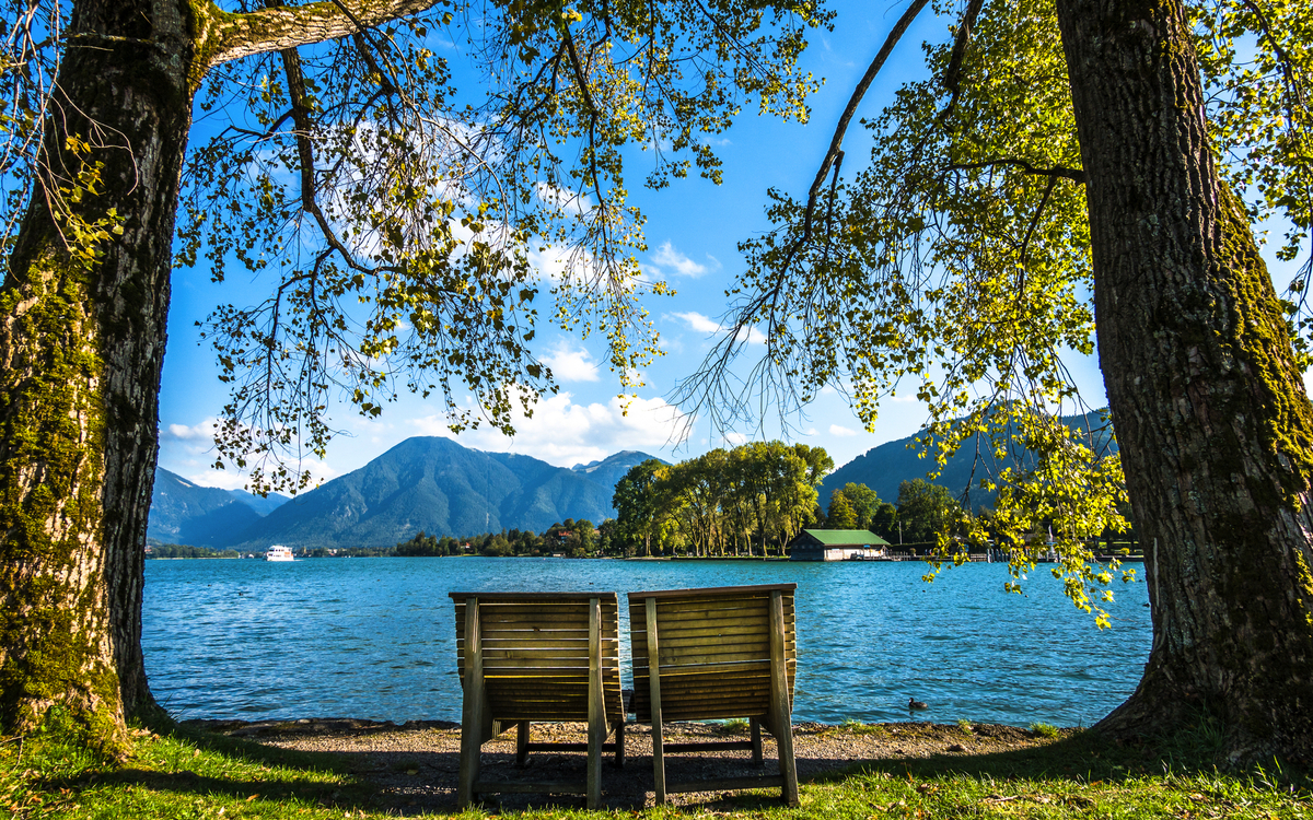 Tegernsee in Bayern, Deutschland