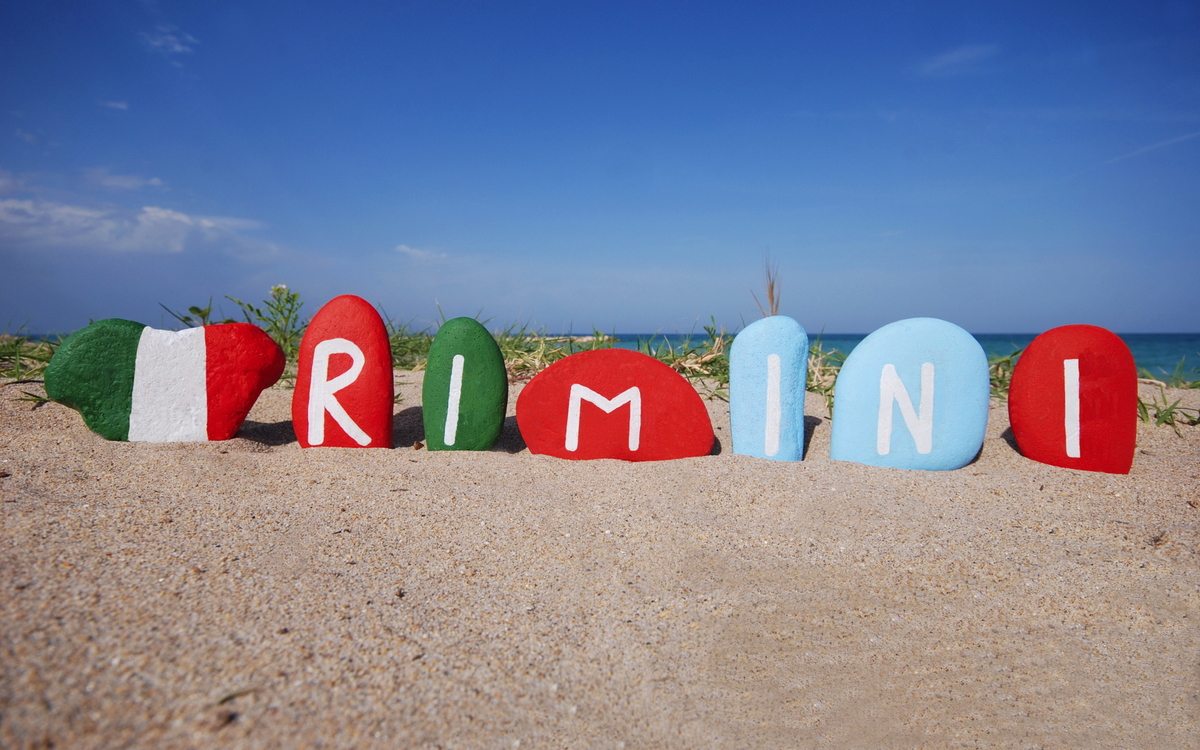 Rimini in der Emilia-Romagna, Italien